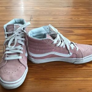 Pink Vans SK8 highs! Great condition
